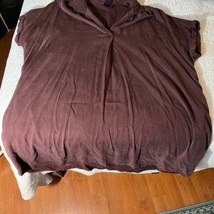GAP Brown Oversized Polo Dress